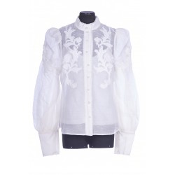 WONDERLAND APPLIQUE BLOUSE