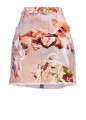 HW PASTEL PRINTED DENIM SHORT SKIRT