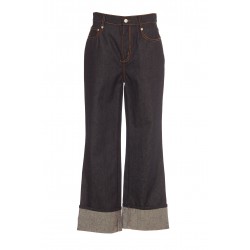 DENIM TROUSERS*3 ORGANIC INDIGO DENIM 12OZ