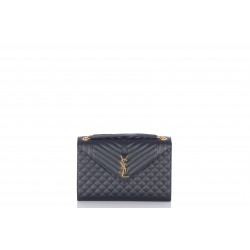 YSL BAG MNG SATCH L GRAIN D.POUD.TECH 3MIX MATEL