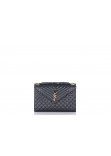 YSL BAG MNG SATCH L GRAIN D.POUD.TECH 3MIX MATEL