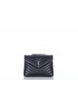 YSL BAG MNG LOULOU M VITELLO PIUMOTTO 2 MIX MATELAS