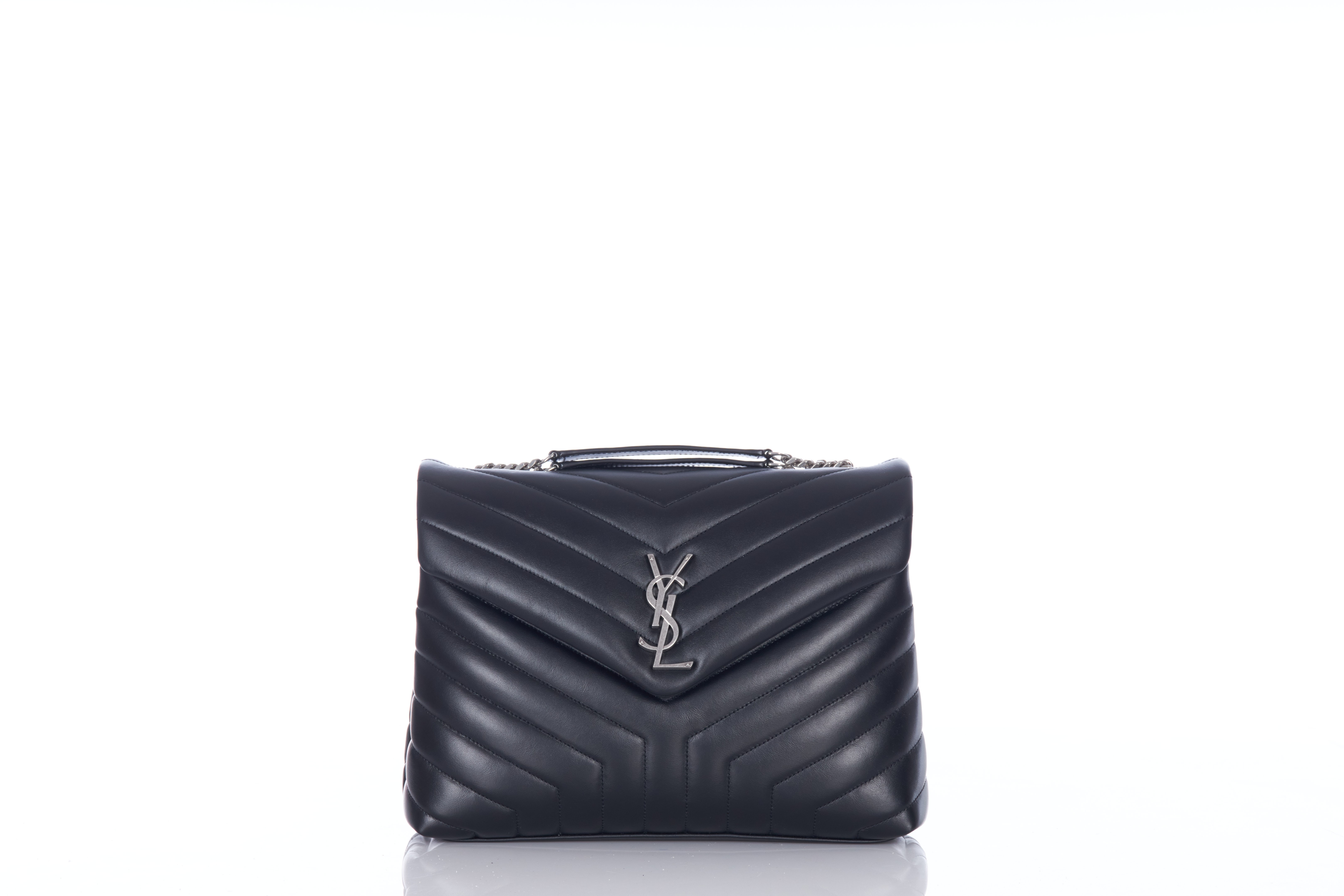 YSL BAG MNG LOULOU M VITELLO PIUMOTTO 2 MIX MATELAS Studio 14