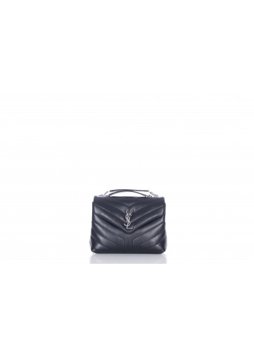 YSL BAG MNG LOULOU S VITELLO PIUMOTTO 2 MIX MATELAS