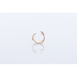 MONOGRAM RING BRASS