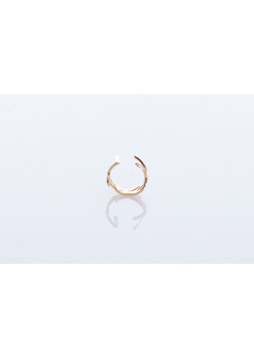 MONOGRAM RING BRASS