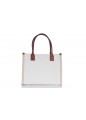 NASTROLOUBI E W LARGE TOTE CANVAS CALF P