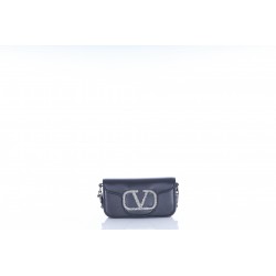 SMALL SHOULDER BAG VITELLO/B.RUTH-RHINESTONES LOGO