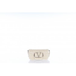 SMALL SHOULDER BAG TESS.RAFIA BOUCLE LOCO'