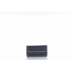 POUCH VITELLO STAMPA ALCE/PLATINUM STUDS ROCKSTUDS