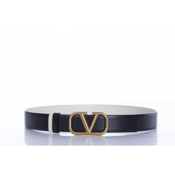 BELT H. 30 REVERSIBILE VLOGO SIGNATURE BOX CALF/ANTIQUE