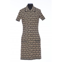 ABITO MAGLIA STRETCHED VISCOSE TOILE ICONOGRAPHE
