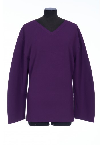 COMPACT KNIT V NECK JUMPER