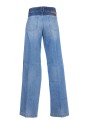 PANELED BLUE DENIM JEANS