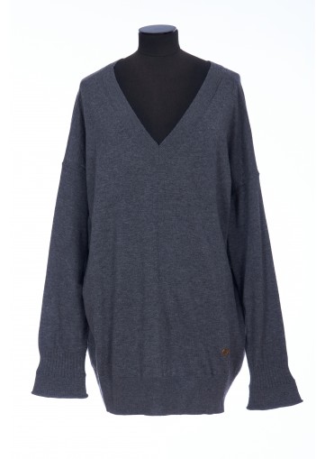 ICONIC MERINO KNIT V NECK JUMPER