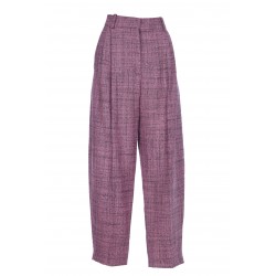 CROPPED PLEATED TROUSERS