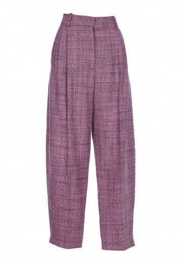 CROPPED PLEATED TROUSERS