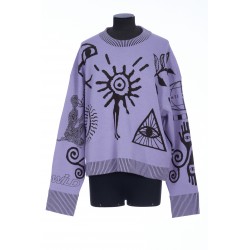 FLOCK ARTWORK KNIT JUMPER