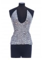 ALIX TOP STRETCH MACHINE SEQUINS