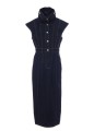 DENIM DRESS*5-ORGANIC INDIGO DENIM 12OZ