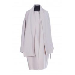 COAT WITH CASHMERE WOOL SCARF