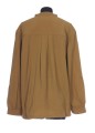 LOOSE FIT WOOL TWILL BLOUSE