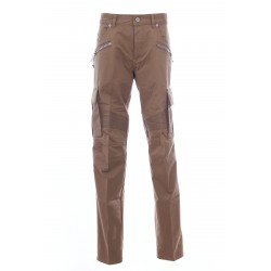 TAPERED COTTON CARGO PANTS