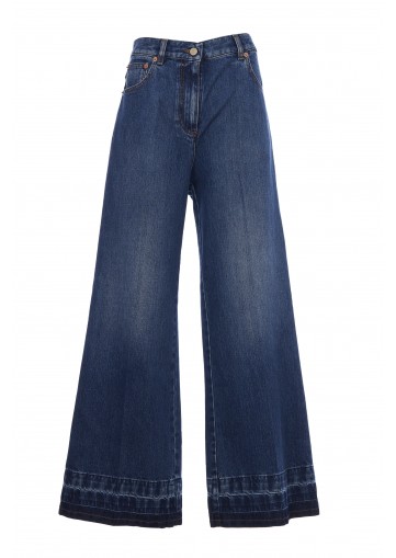 PANTALONE IN DENIM SOLID