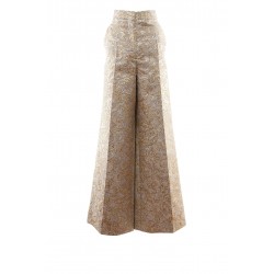 BROCADE WIDE-LEG PANTS