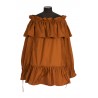 ROBE BUSTIER COURTE EN COTON TWILL DE COTON