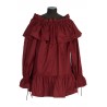 ROBE BUSTIER COURTE EN COTON TWILL DE COTON