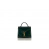 MINI CASSANDRA TOP HANDLE CUIR VERNIS DIAMANTE