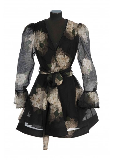 BALANCE LONG SLEEVE MINI DRESS