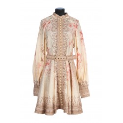 ILLUMINATE BUTTONED MINI DRESS