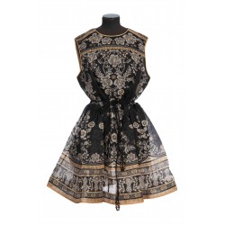 BALANCE PEPLUM MINI DRESS