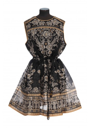 BALANCE PEPLUM MINI DRESS
