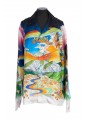 LONG SLEEVE CUBAN COLLAR SHIRT