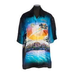 SHORT SLEEVE CUBAN COLLAR SHIRT