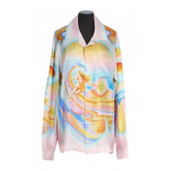 LONG SLEEVE CUBAN COLLAR SHIRT