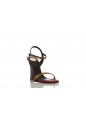 SUSAN 110 SANDAL CREPE SATIN CUIR MAINE