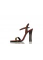 SUSAN 110 SANDAL CREPE SATIN CUIR MAINE