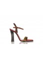 SUSAN 110 SANDAL CREPE SATIN CUIR MAINE