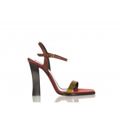 SUSAN 110 SANDAL CREPE SATIN CUIR MAINE