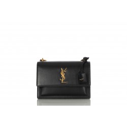 MEDIUM SUNSET CHAIN BAG CUIR LISSE ASPEN