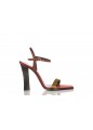 SUSAN 110 SANDAL CREPE SATIN CUIR MAINE