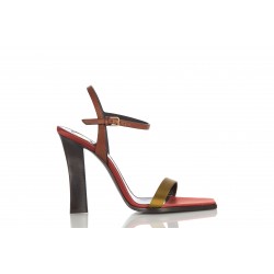 SUSAN 110 SANDAL CREPE SATIN CUIR MAINE