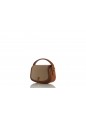 VOLTAIRE SHOULDER BAG TOILE SENNA+CUIR VEGETA