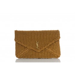 LARGE ENVELOPE POUCH CORDE TRESSEE