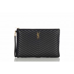 DOCUMENT HOLDER CUIR SOUPLE SAINT LAURENT MATELASSE