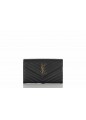 CLASSIC CHAIN WALLET GRAIN DE POUDRE SAINT LAURENT